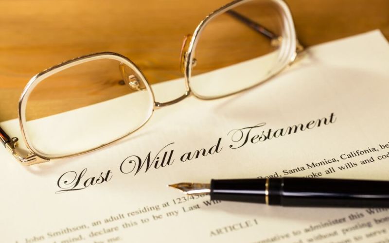 last will and testament paperwork